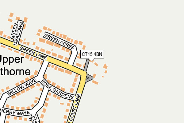 CT15 4BN map - OS OpenMap – Local (Ordnance Survey)
