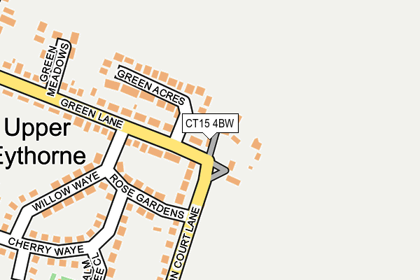 CT15 4BW map - OS OpenMap – Local (Ordnance Survey)