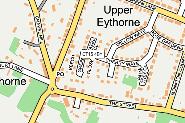 CT15 4BY map - OS OpenMap – Local (Ordnance Survey)