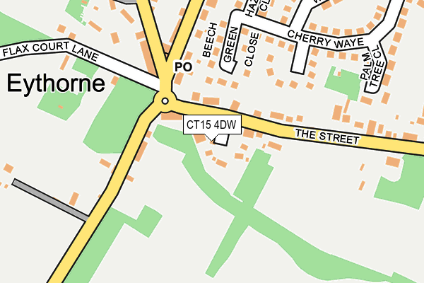 CT15 4DW map - OS OpenMap – Local (Ordnance Survey)