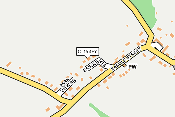 CT15 4EY map - OS OpenMap – Local (Ordnance Survey)