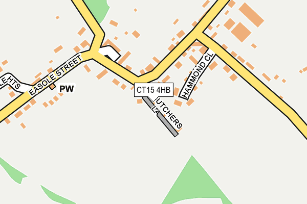 CT15 4HB map - OS OpenMap – Local (Ordnance Survey)