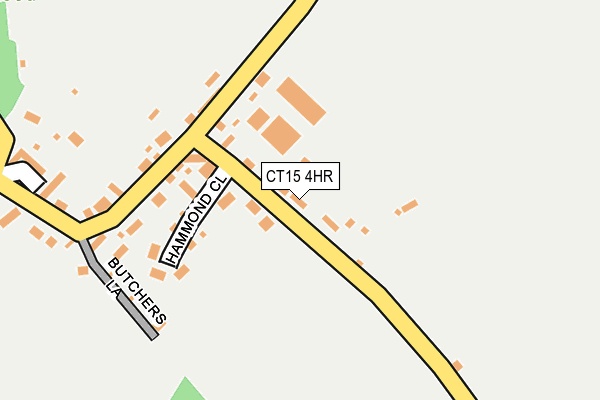 CT15 4HR map - OS OpenMap – Local (Ordnance Survey)