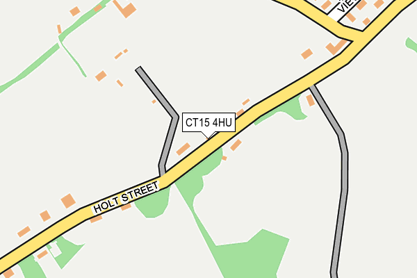 CT15 4HU map - OS OpenMap – Local (Ordnance Survey)