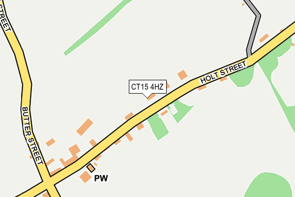 CT15 4HZ map - OS OpenMap – Local (Ordnance Survey)