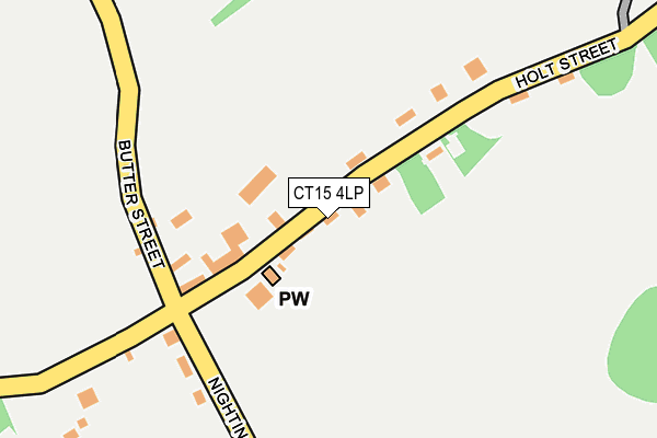 CT15 4LP map - OS OpenMap – Local (Ordnance Survey)