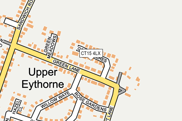 CT15 4LX map - OS OpenMap – Local (Ordnance Survey)