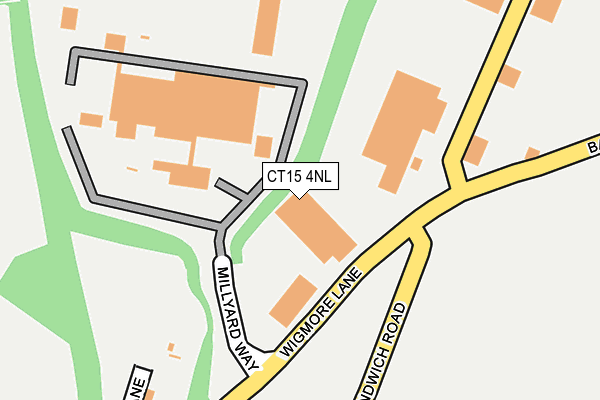 CT15 4NL map - OS OpenMap – Local (Ordnance Survey)