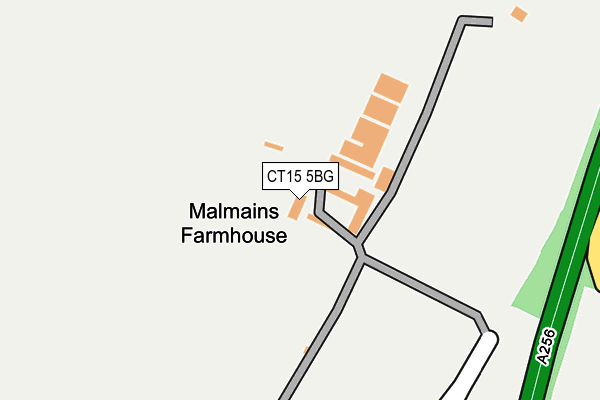 CT15 5BG map - OS OpenMap – Local (Ordnance Survey)