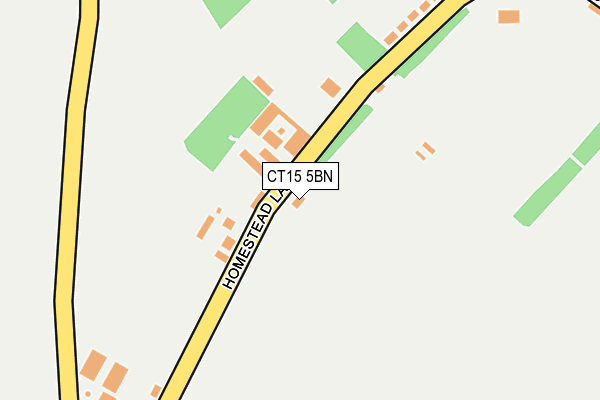CT15 5BN map - OS OpenMap – Local (Ordnance Survey)