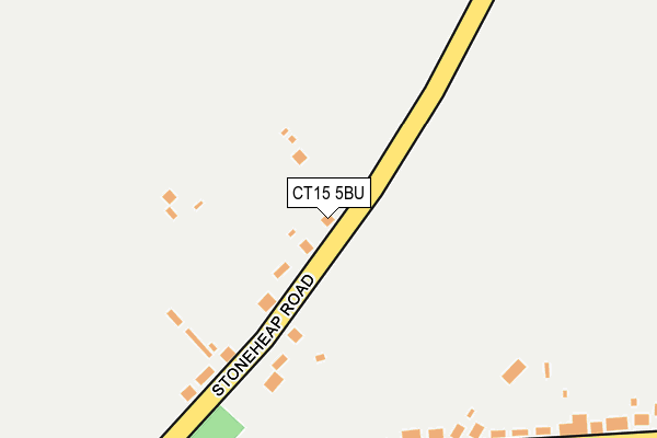 CT15 5BU map - OS OpenMap – Local (Ordnance Survey)