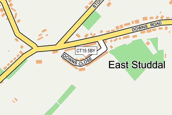 CT15 5BY map - OS OpenMap – Local (Ordnance Survey)