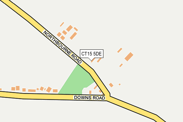 CT15 5DE map - OS OpenMap – Local (Ordnance Survey)