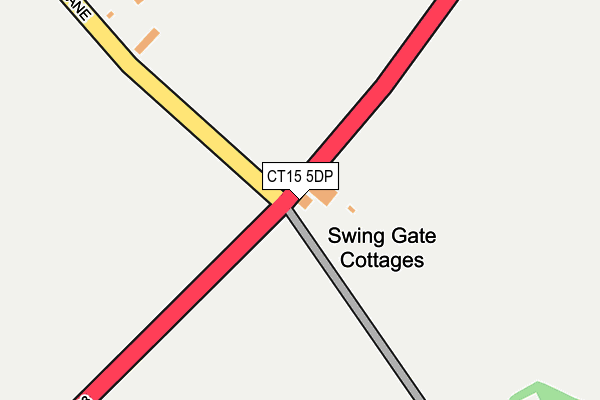 CT15 5DP map - OS OpenMap – Local (Ordnance Survey)
