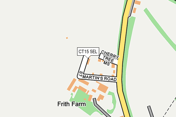 CT15 5EL map - OS OpenMap – Local (Ordnance Survey)
