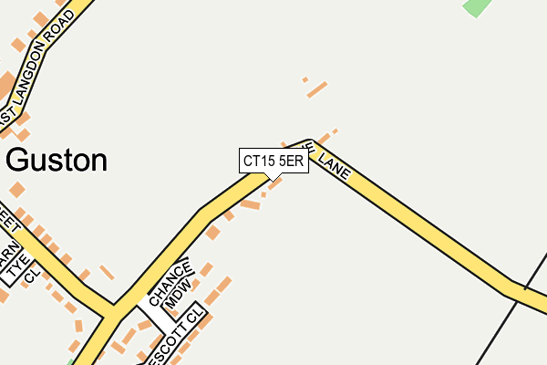 CT15 5ER map - OS OpenMap – Local (Ordnance Survey)