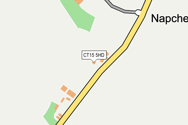 CT15 5HD map - OS OpenMap – Local (Ordnance Survey)