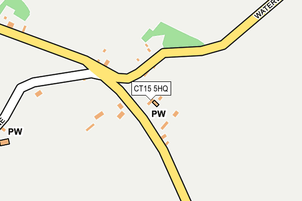 CT15 5HQ map - OS OpenMap – Local (Ordnance Survey)