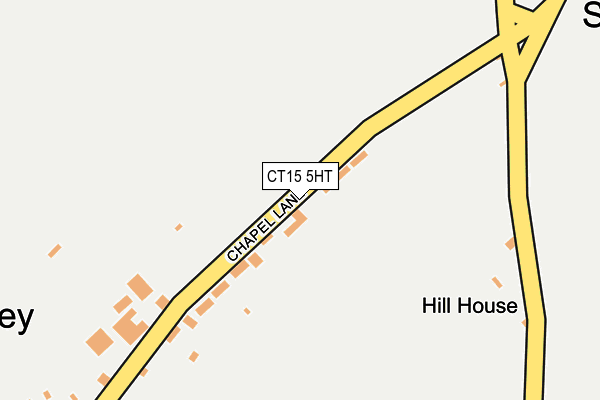 CT15 5HT map - OS OpenMap – Local (Ordnance Survey)