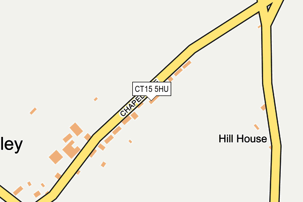 CT15 5HU map - OS OpenMap – Local (Ordnance Survey)