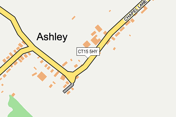 CT15 5HY map - OS OpenMap – Local (Ordnance Survey)