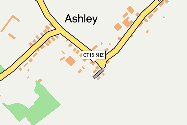 CT15 5HZ map - OS OpenMap – Local (Ordnance Survey)