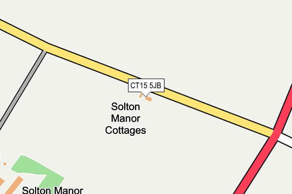 CT15 5JB map - OS OpenMap – Local (Ordnance Survey)