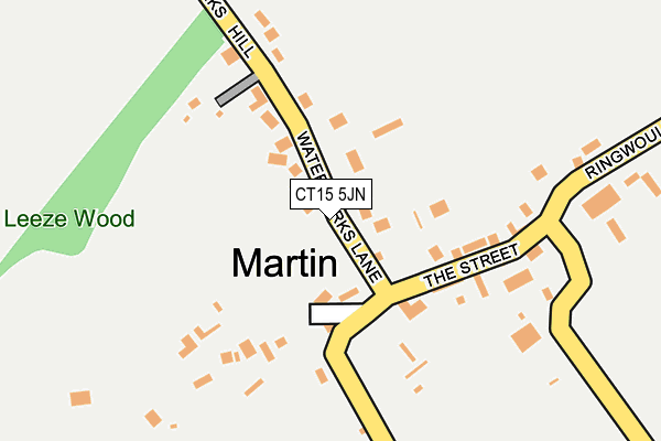 CT15 5JN map - OS OpenMap – Local (Ordnance Survey)