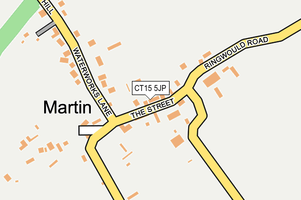 CT15 5JP map - OS OpenMap – Local (Ordnance Survey)