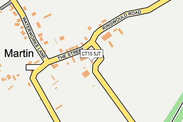 CT15 5JT map - OS OpenMap – Local (Ordnance Survey)