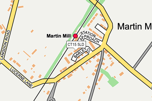 CT15 5LD map - OS OpenMap – Local (Ordnance Survey)