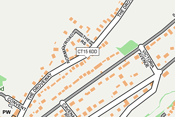 CT15 6DD map - OS OpenMap – Local (Ordnance Survey)