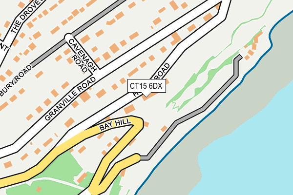 Map of ST.MARGARET'S BAY FREEHOLD LIMITED at local scale