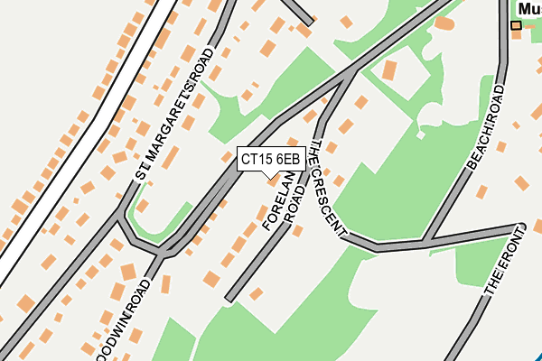 CT15 6EB map - OS OpenMap – Local (Ordnance Survey)