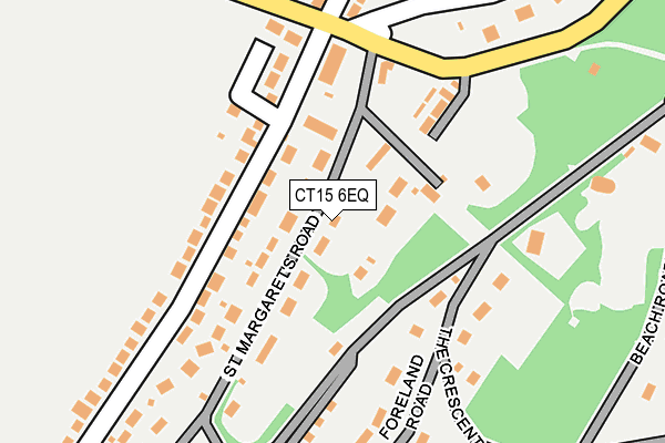 CT15 6EQ map - OS OpenMap – Local (Ordnance Survey)