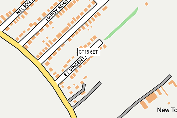 CT15 6ET map - OS OpenMap – Local (Ordnance Survey)