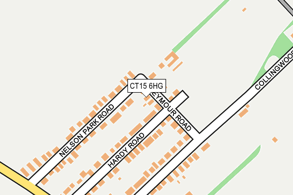 CT15 6HG map - OS OpenMap – Local (Ordnance Survey)
