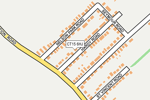 CT15 6HJ map - OS OpenMap – Local (Ordnance Survey)