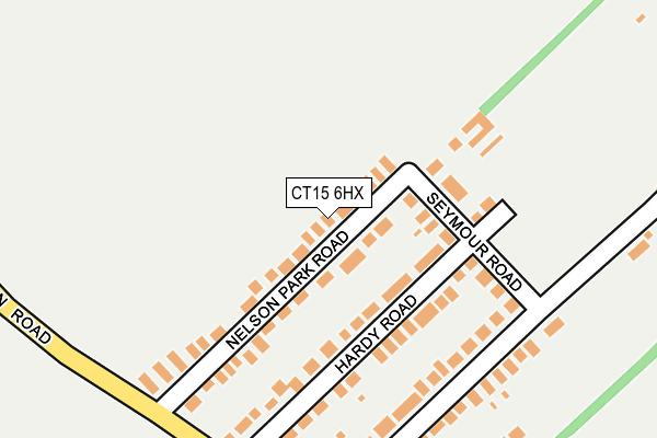 CT15 6HX map - OS OpenMap – Local (Ordnance Survey)