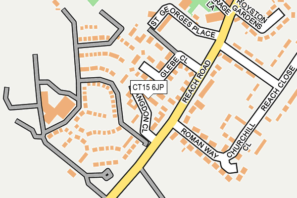 CT15 6JP map - OS OpenMap – Local (Ordnance Survey)