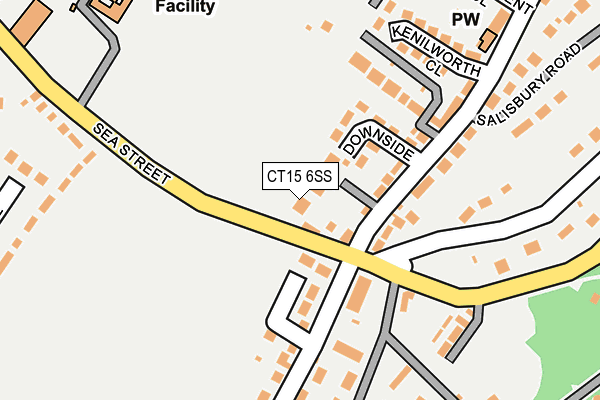 CT15 6SS map - OS OpenMap – Local (Ordnance Survey)