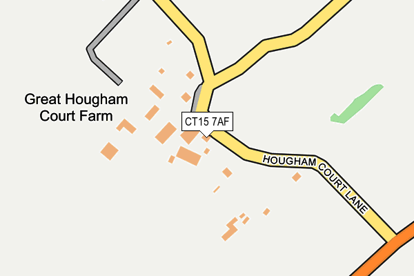 CT15 7AF map - OS OpenMap – Local (Ordnance Survey)