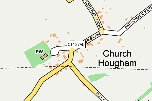 CT15 7AL map - OS OpenMap – Local (Ordnance Survey)