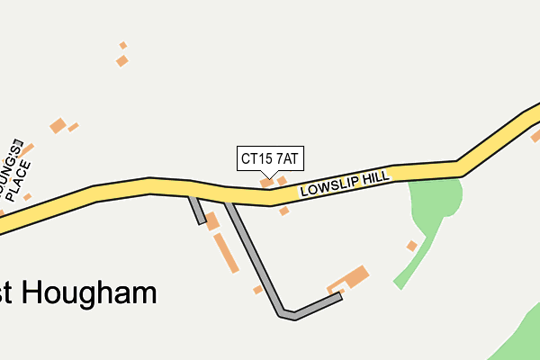 CT15 7AT map - OS OpenMap – Local (Ordnance Survey)