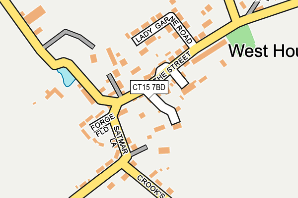 CT15 7BD map - OS OpenMap – Local (Ordnance Survey)