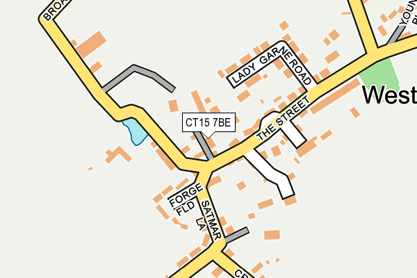 CT15 7BE map - OS OpenMap – Local (Ordnance Survey)