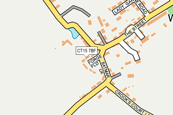 CT15 7BF map - OS OpenMap – Local (Ordnance Survey)