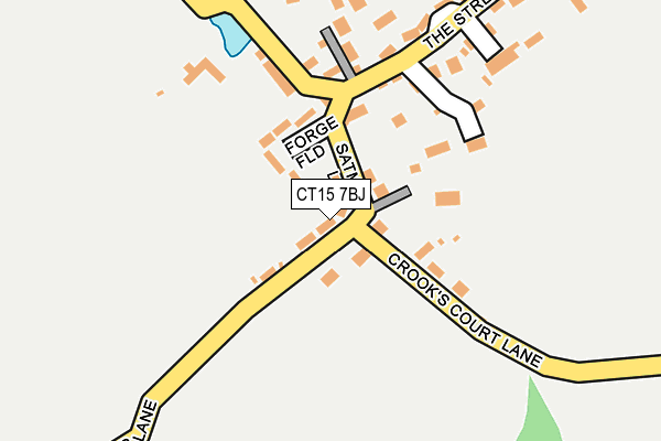 CT15 7BJ map - OS OpenMap – Local (Ordnance Survey)