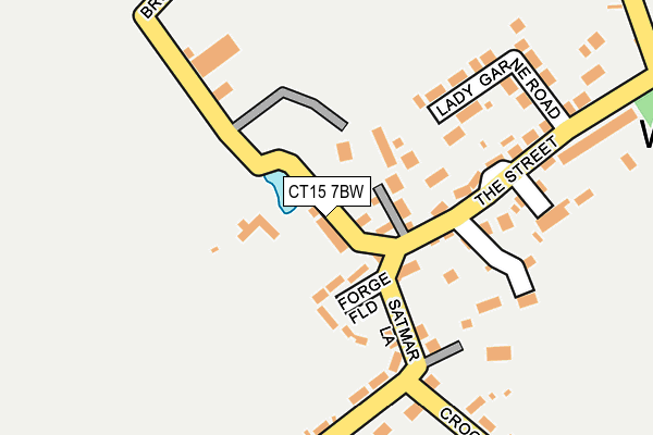 CT15 7BW map - OS OpenMap – Local (Ordnance Survey)
