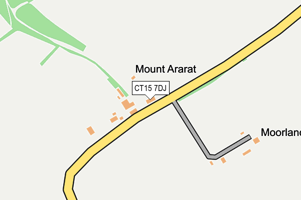 CT15 7DJ map - OS OpenMap – Local (Ordnance Survey)